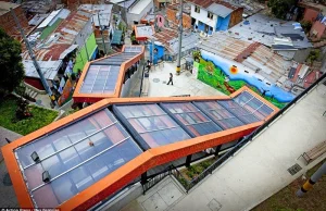 Ruchome schody w Medellin
