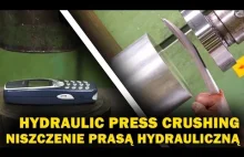 HYDRAULIC PRESS CRUSHING - NISZCZENIE PRASĄ HYDRAULICZNĄ