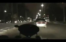 Pościg rosyjskiej Policji za pijanym kierowcą