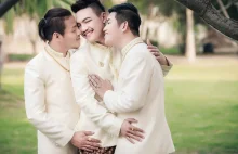 Tajlandia: Trzech młodych gejów wzięło ślub