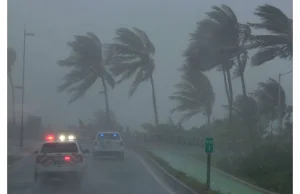 Przerażający dźwięk podczas huraganu Irma