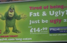 'Disgust' over 'fat & ugly' Fit4Less advert - BBC News