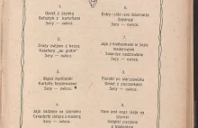 "Uniwersalna książka kucharska" wydana na początku XX wieku w Warszawie