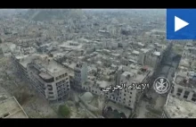 Zdjęcia Aleppo po destukcji zrobione dronem