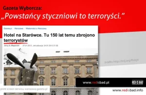 Odpowiedź w sprawie atykułu "Powstańcy styczniowi to terroryści"