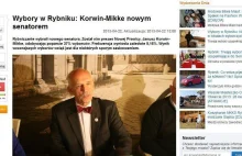 JANUSZ KORWIN-MIKKE NOWYM SENATOREM!