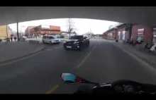 Agresja drogowa w wykonaniu kierowcy skutera