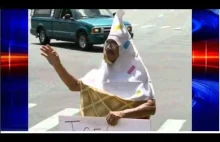 Niefortunny strój reklamujący lodziarnię przypominał Ku-Klux-Klan