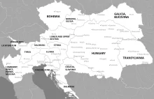 Arcydzieło historycznych map Cesarstwa Austrii
