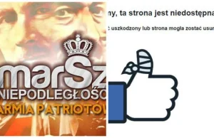 Facebook skasował stronę MARSZU NIEPODLEGŁOŚCI!