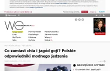 Polskie odpowiedniki modnego jedzenia, czyli co zamiast chia i jagód goji?