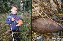 Ośmiolatek wybrał się na grzyby. Znalazł... pocisk moździerzowy