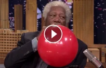 MORGAN FREEMAN On Helium!!