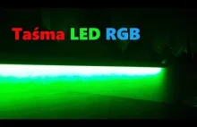 Taśma LED RGB/ Oświetlenie LED pokoju dla graczy.
