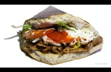 Kebab zjadany przez robaki nagrywany przez prawie 10 dni (timelapse)