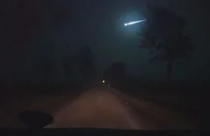 Potężny meteor na polskim niebie. Zostawił po sobie ślad na kilkadziesiąt sekund