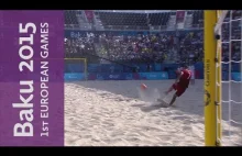 Piękna bramka z wolnego w beach soccerze