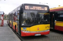 Autobusy linii 105 w Warszawie kursują z częstotliwością metra