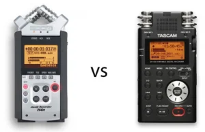 Zoom H4n vs Tascam DR-100 - porównanie.