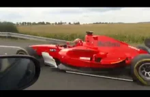 Formula on Czech highway...
