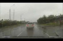 Idioci na drodze w Rosji