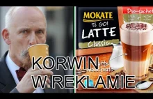 Janusz Korwin-Mikke w reklamie kawy Mokate