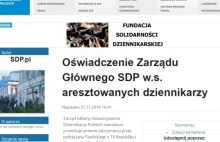 Zarząd Stowarzyszenia Dziennikarzy Polskich wstawia się za aresztowanymi