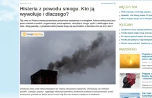 „Histeria z powodu smogu” – jak manipulować ważnym tematem