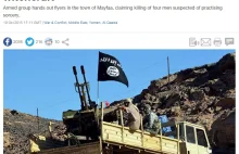 Bojownicy Al-Kaidy i ich wierny Star 266 z działem przeciwlotniczym