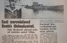 ORP Orzeł- ucieczka z Tallina- opis i skany estoński gazet.