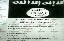 Szwecja: pocztą przychodzą ulotki od ISIS z informacją o śmierci we własnym domu