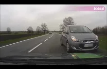Polscy Kierowcy - niebezpieczne wyprzedzanie.