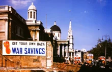 Niezwykłe kolorowe zdjęcia z bombardowanego Londynu