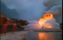 Czołg gaśniczy z silnikami rakietowymi od MiG-21.
