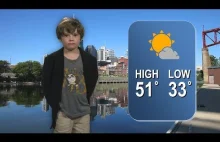 Przedszkole daje zadanie domowe - stwórz zapowiedź pogody w formie wideo.