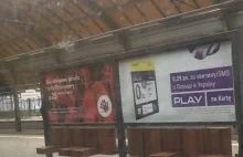 Reklama Heyah i Play po ukraińsku we Wrocławiu