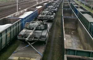 Transport polskich czołgów pod granicę polsko-rosyjską?