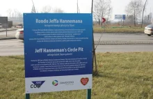 Polskie rondo nazwana na cześć Jeffa Hannemana - zmarłego gitarzysty Slayera