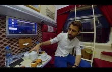 Irański nocny pociąg Zendegi na trasie Teheran - Meszhed
