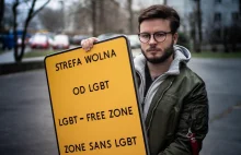 Znak "Strefa wolna od LGBT" pojawi się przy wjeździe do Istebnej.