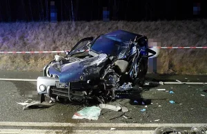 Wypadek śmiertelny w Przebieczanach - czołowe zderzenie z ciężarówką -...