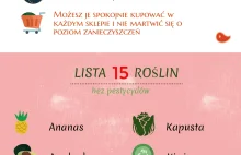 15 Produktów wolnych od pestycydów [infografika] - Witalne Życie