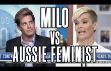 Milo Yiannopoulos miażdży merytoretycznie feministkę z Austalii