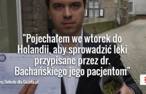 Poseł przemyca medyczną marihuanę dla chorych.