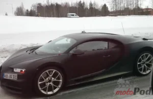 Bugatti Chiron przyłapane na drodze!