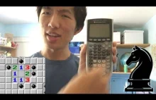 Minesweeper on my calculator, plus a Knightsweeper world record