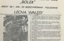 Prof. Cenckiewicz publikuje archiwalną ulotkę: "Bolek. Agent SB i GRU...
