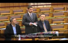 Posel Jobbiku w węgierskim parlamencie o Marszu Niepodległości,