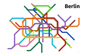 Porównania schematycznych map metra do ich rzeczywistych kształtów