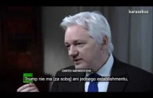 Julian Assange: Trumpowi nie pozwolą wygrać